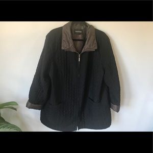 Women’s Coat 22/24 by Avenue-Black w/brown lining